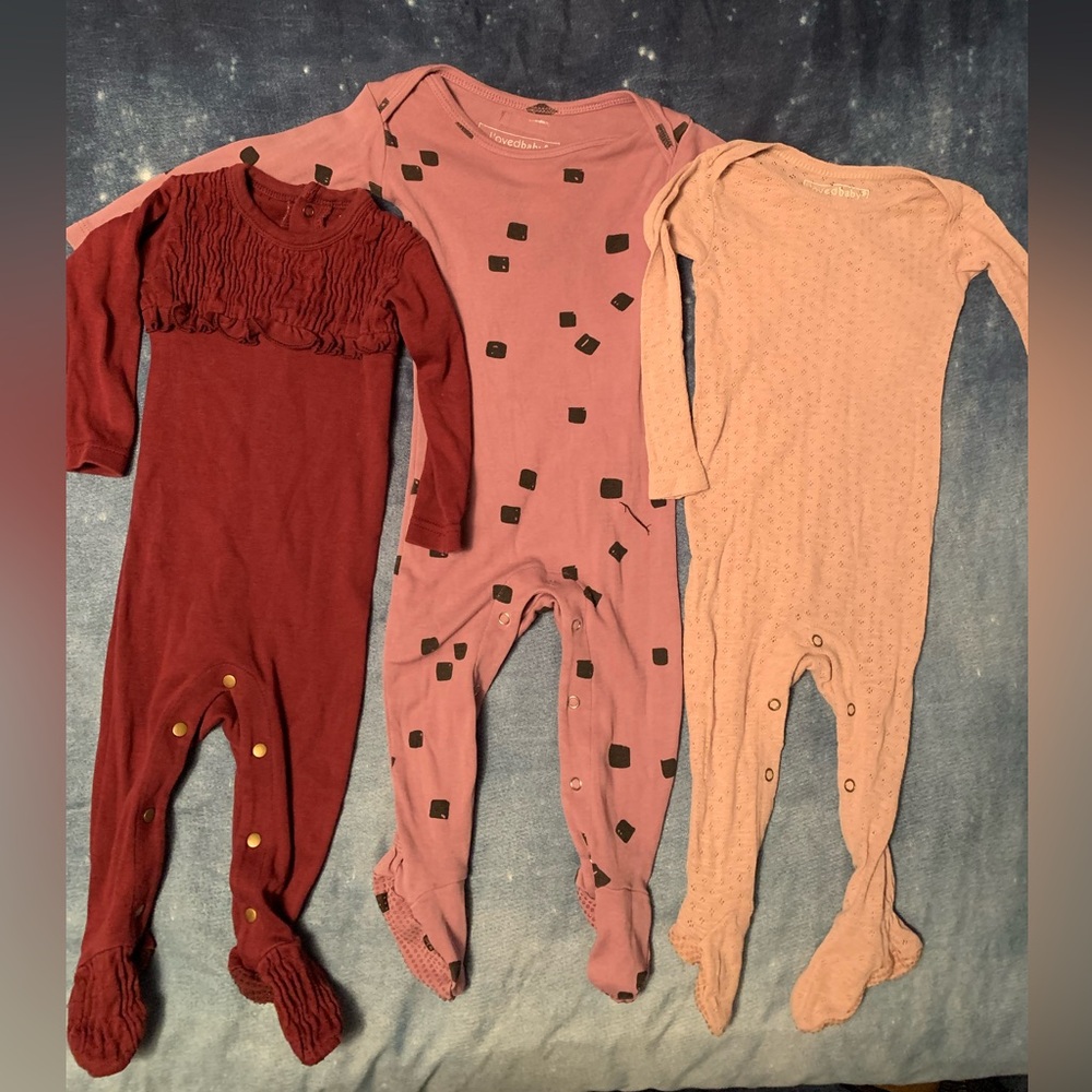 L’ovedbaby Onsie Bundle stretchies with snaps